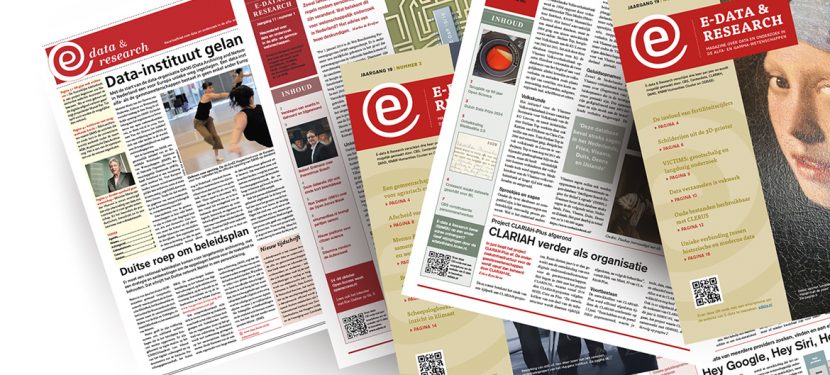 e-Data & Research stopt, ontwikkelingen gaan door e-Data & Research stopt, ontwikkelingen gaan door